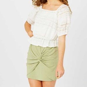 NWT altar’d state ziva sage pull-on skirt M
